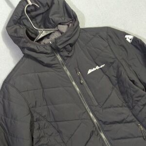 Eddie Bauer First Ascent Jacket Women's S Black IgniteLite Reversible Hooded